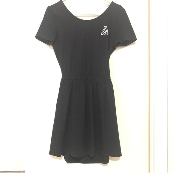 VOLCOM black ANIMAL HOUR mini DRESS size S - Picture 3 of 10